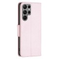 For Samsung Galaxy S24 Ultra 5G Litchi Texture Pure Color Flip Leather Phone Case(Rose Gold)