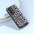 For Honor Magic VS2 ABEEL Black Edge Leopard Phone Case(Silver)