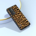 For Honor Magic VS2 ABEEL Black Edge Leopard Phone Case(Leopard)