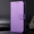 For OPPO Find X7 Ultra 5G Diamond Texture Leather Phone Case(Purple)