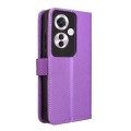 For OPPO Reno11 F 5G / F25 Pro 5G Diamond Texture Leather Phone Case(Purple)