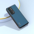For Honor Magic VS2 ABEEL Genuine Silky Soft Black Edge Phone Case(Blue)