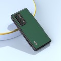 For Honor Magic VS2 ABEEL Genuine Silky Soft Black Edge Phone Case(Green)