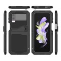 For Samsung Galaxy Z Flip4 LK Metal Shockproof Life Waterproof Dustproof Phone Case with Folding Hol