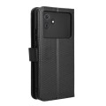 For Cubot Note 21 Diamond Texture Leather Phone Case(Black)
