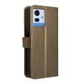 For Cubot Note 50 Diamond Texture Leather Phone Case(Brown)