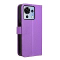 For ZTE Blade V50 Vita 4G Diamond Texture Leather Phone Case(Purple)