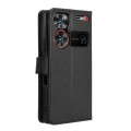 For ZTE nubia Z60 Ultra Diamond Texture Leather Phone Case(Black)