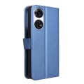 For ZTE Anshin Family Diamond Texture Leather Phone Case(Blue)