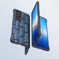 For Honor Magic VS2 ABEEL Genuine Leather Mahjong Pattern Black Edge Phone Case(Blue)