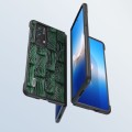 For Honor Magic VS2 ABEEL Genuine Leather Mahjong Pattern Black Edge Phone Case(Green)