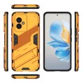 For Honor 100 5G Punk Armor 2 in 1 PC + TPU Phone Case with Holder(Orange)