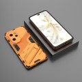 For Honor 100 Pro 5G Punk Armor 2 in 1 PC + TPU Phone Case with Holder(Orange)