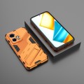 For Honor 90 GT 5G Punk Armor 2 in 1 PC + TPU Phone Case with Holder(Orange)