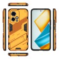 For Honor 90 GT 5G Punk Armor 2 in 1 PC + TPU Phone Case with Holder(Orange)