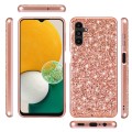 For Samsung Galaxy S23 FE 5G Glitter Powder Shockproof TPU Phone Case(Rose Gold)