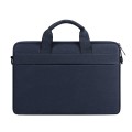 For 13.3 inch ST01S Waterproof Oxford Laptop Diagonal Shoulder Handbag(Navy Blue)