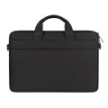 For 15.6 inch ST01S Waterproof Oxford Laptop Diagonal Shoulder Handbag(Black)