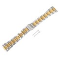 For Huawei Watch 4 22mm Three-bead Stainless Steel Watch Band(Silver Gold)