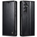 For Samsung Galaxy S23 FE CaseMe-003 PU + PC Business Style Crazy Horse Texture Leather Phone Case(B