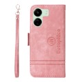 For Xiaomi Redmi 13C 4G / 5G BETOPNICE Dual-side Buckle Leather Phone Case(Pink)