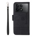 For Xiaomi Redmi K70 / K70 Pro 5G BETOPNICE Dual-side Buckle Leather Phone Case(Black)