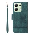 For Xiaomi Redmi Note 13 4G BETOPNICE Dual-side Buckle Leather Phone Case(Green)