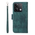 For Xiaomi Redmi Note 13 5G Global BETOPNICE Dual-side Buckle Leather Phone Case(Green)