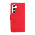 For Samsung Galaxy S24 Skin Feel Life Tree Metal Button Leather Phone Case(Red)