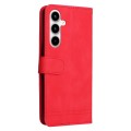 For Samsung Galaxy A35 Skin Feel Life Tree Metal Button Leather Phone Case(Red)