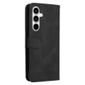 For Samsung Galaxy A35 Skin Feel Life Tree Metal Button Leather Phone Case(Black)