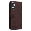 For Samsung Galaxy M15 5G / F15 5G Skin Feel Life Tree Metal Button Leather Phone Case(Brown)