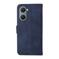For vivo Y03 4G Classic Calf Texture Flip Leather Phone Case(Blue)