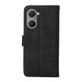 For vivo Y03 4G Classic Calf Texture Flip Leather Phone Case(Black)