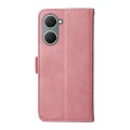 For vivo Y03 4G Classic Calf Texture Flip Leather Phone Case(Rose Gold)