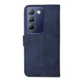 For vivo Y100 IDN / Y200e 5G Global Classic Calf Texture Flip Leather Phone Case(Blue)
