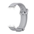 For Huawei Band 8 Mijobs Silicone Breathable Watch Band(Grey)