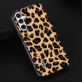 For Samsung Galaxy A54 5G ABEEL Black Edge Leopard Phone Case(Leopard Print)