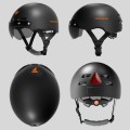Foxwear V6S 1080P HD Video Recorder Cycling Smart Helmet, Size: 54-61cm(Black)