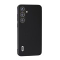 For Samsung Galaxy S24 5G ABEEL Genuine Leather Silky Soft Black Edge Phone Case(Black)