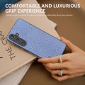 For Samsung Galaxy S24+ 5G ABEEL Diamond Black Edge Phone Case(Sapphire Blue)