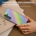 For Samsung Galaxy S24+ 5G ABEEL Diamond Black Edge Phone Case(Rainbow Diamond)