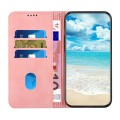 For Samsung Galaxy A05 Diamond Splicing Skin Feel Magnetic Leather Phone Case(Rose Gold)