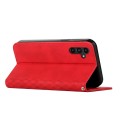 For Samsung Galaxy M15 / F15 Diamond Splicing Skin Feel Magnetic Leather Phone Case(Red)