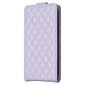 For Samsung Galaxy A20s / A03s Diamond Lattice Vertical Flip Leather Phone Case(Purple)