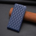 For Samsung Galaxy A34 5G Diamond Lattice Vertical Flip Leather Phone Case(Blue)