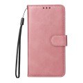 For Samsung Galaxy M34 5G Classic Calf Texture Flip Leather Phone Case(Rose Gold)