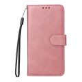 For Samsung Galaxy A15 Classic Calf Texture Flip Leather Phone Case(Rose Gold)