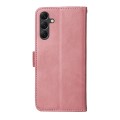 For Samsung Galaxy A15 Classic Calf Texture Flip Leather Phone Case(Rose Gold)