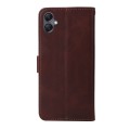 For Samsung Galaxy A05 Classic Calf Texture Flip Leather Phone Case(Brown)
